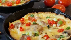 Bánh trứng phô mai rau củ cho bé: cách làm mềm thơm, đủ chất