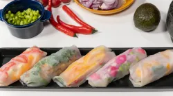 Món cuốn chay 3 miền: phở cuốn, cuốn diếp và bò bía chay