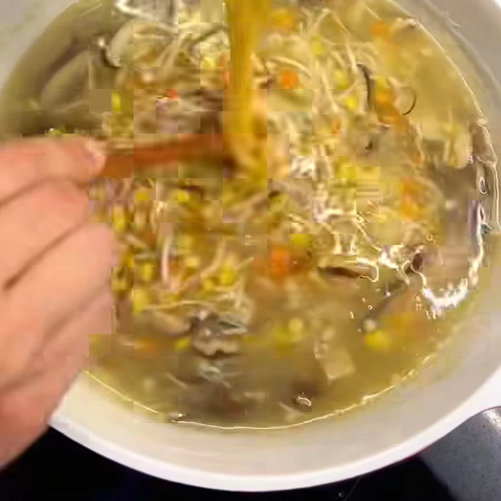 Đánh trứng tạo vân