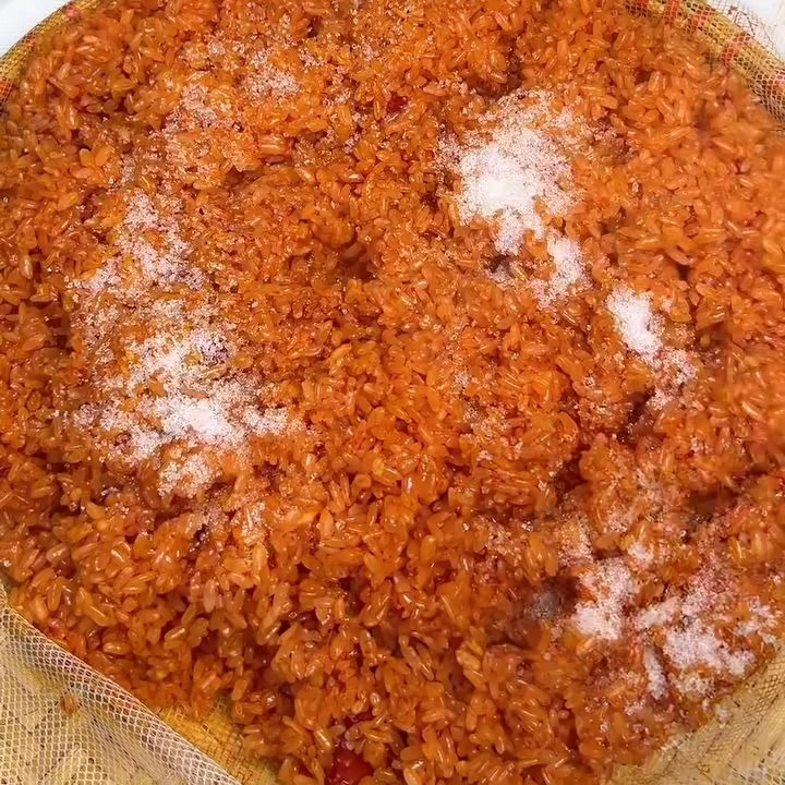 Xôi gấc đỏ dẻo