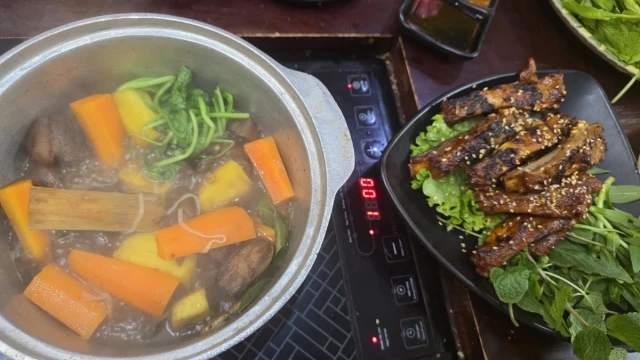 Lẩu Dê Khô Thu Béo - Láng Hạ
