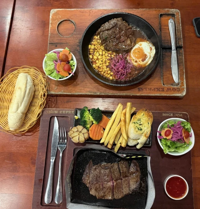 Nhà hàng Cow Express – Bít tết bò Mỹ – Sư Vạn Hạnh