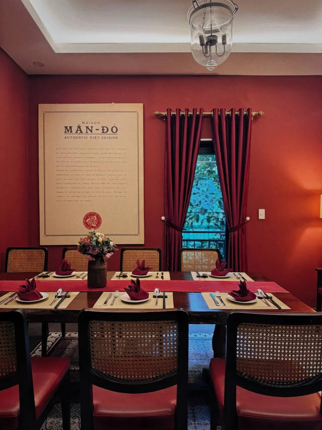 Maison Mận-Đỏ Restaurant - Trần Nhật Duật - không gian 3