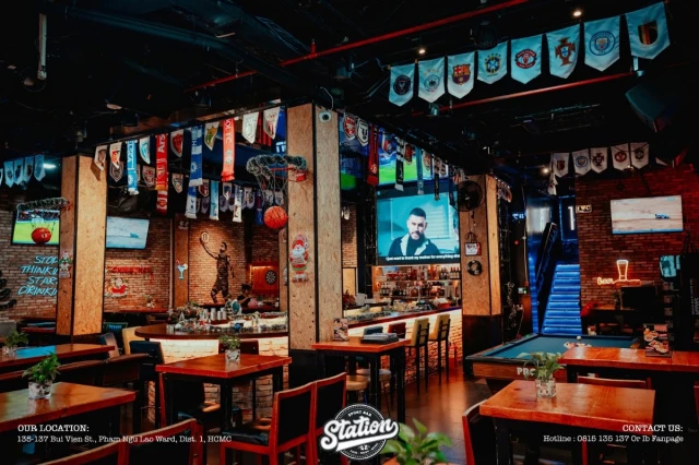 Station Sport Bar - Bùi Viện - không gian 1