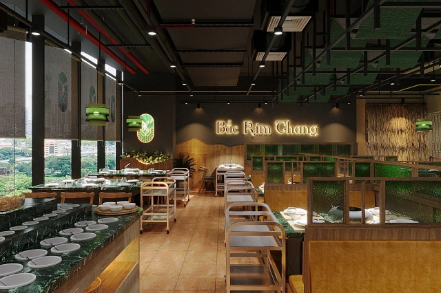 Nhà hàng Bắc Kim Thang - Estella Place - không gian 1