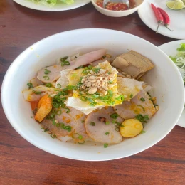 Công thức và cách làm món bánh canh bột xắt tôm thịt