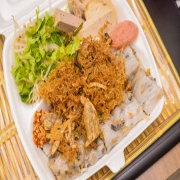 Bánh cuốn nhân thịt mộc nhĩ