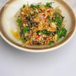 Bánh đúc nóng cơm nguội nhân thịt