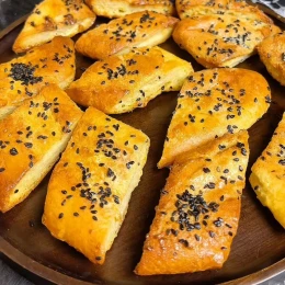 Bánh mì bơ sữa nồi chiên không dầu