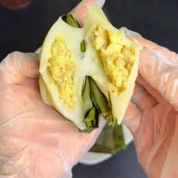 Công thức và cách làm món bánh nếp nhân mặn