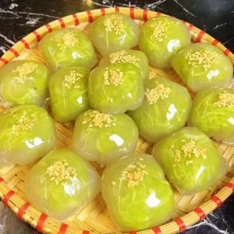 Bánh xu xê cốm dừa