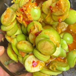 Cà muối xổi ăn liền