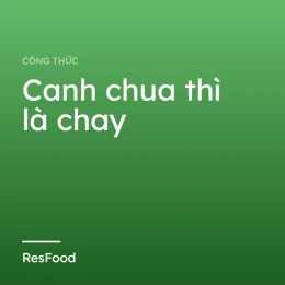 Công thức và cách làm món canh chua thì là chay
