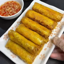 Chả ram gà nấm