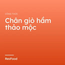 Chân giò hầm thảo mộc