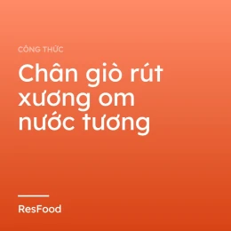 Chân giò rút xương om nước tương