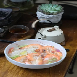 Công thức và cách làm món cháo tôm