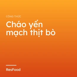 Công thức và cách làm món cháo yến mạch thịt bò