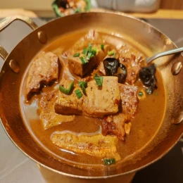 Đậu hũ om rau củ
