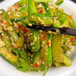 Dưa chuột trộn xì dầu