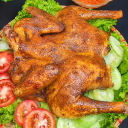 Gà nướng nồi chiên không dầu