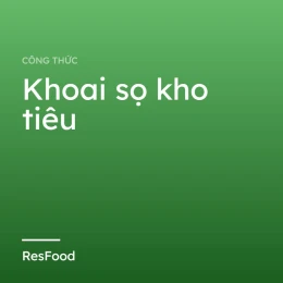 Khoai sọ kho tiêu