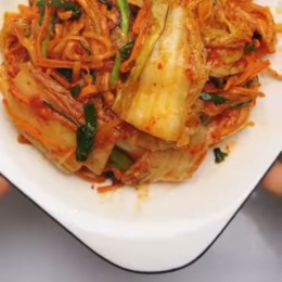 Kim chi cải thảo lười chua cay