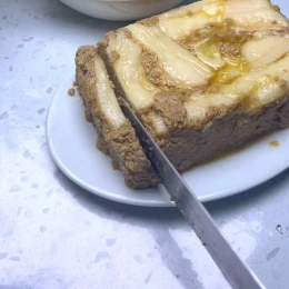 Pate gan heo nướng than hấp khuôn