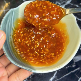 Sốt me chấm thịt nướng