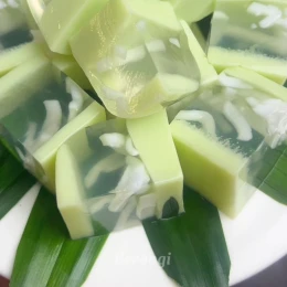 Thạch dừa lá nếp sữa đặc không tách lớp