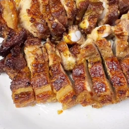 Công thức và cách làm món thịt quay giòn bì nồi chiên không dầu