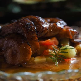 Vịt nướng mật ong