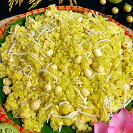 Xôi cốm đỗ xanh Hà Nội