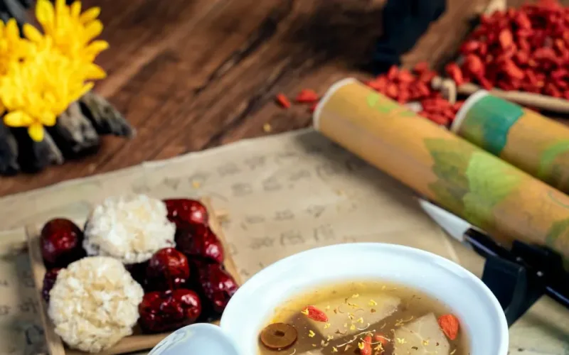 nấu nước nấm linh chi