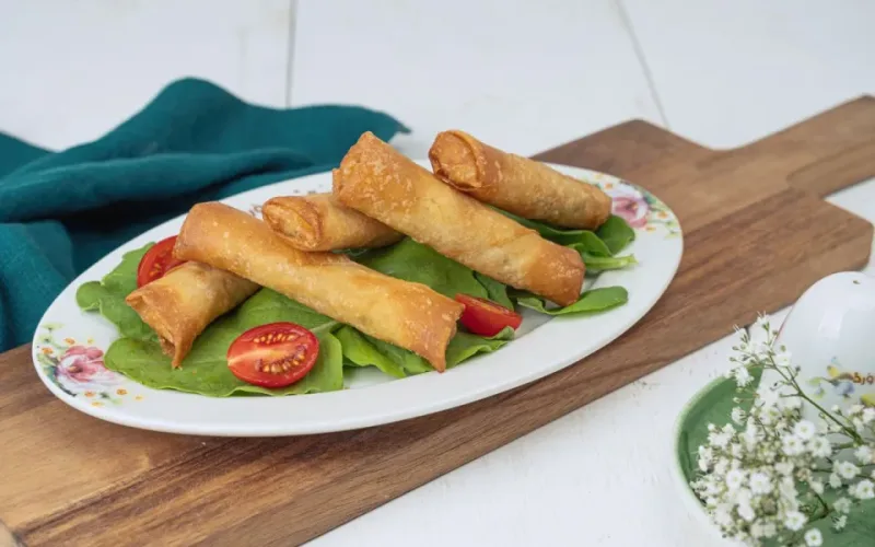 chả giò khoai môn