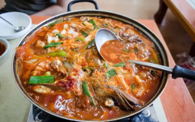 cá chình nấu lẩu