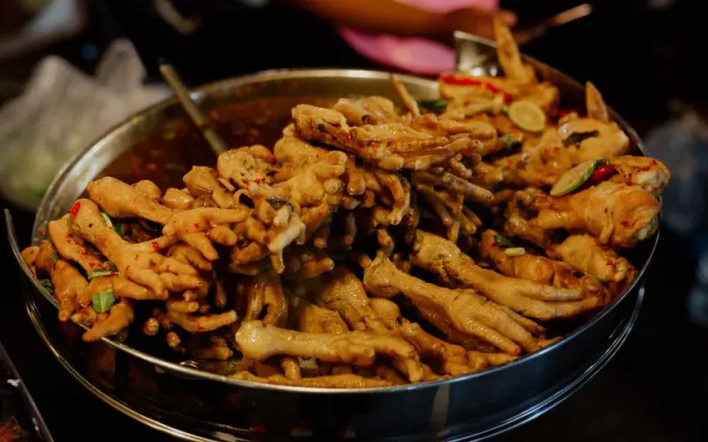 chân gà sả tắc