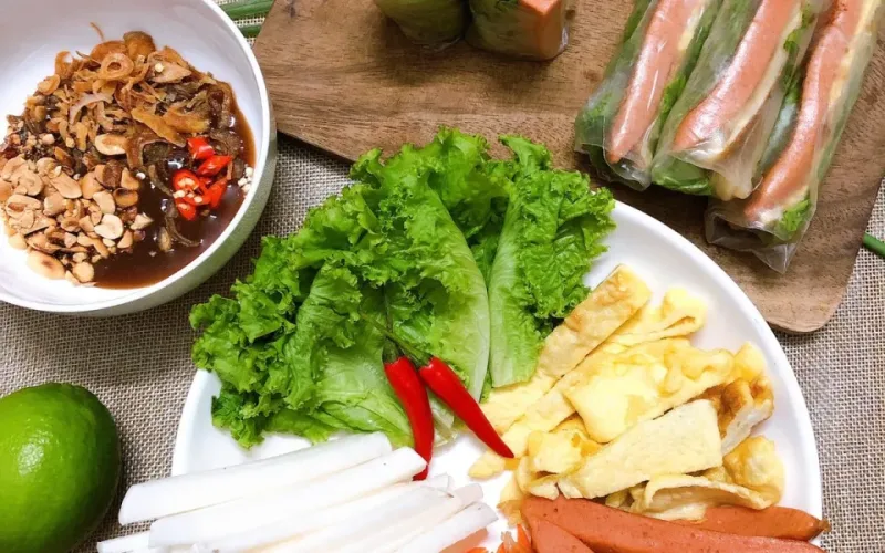 nấu ăn cùng gia đình