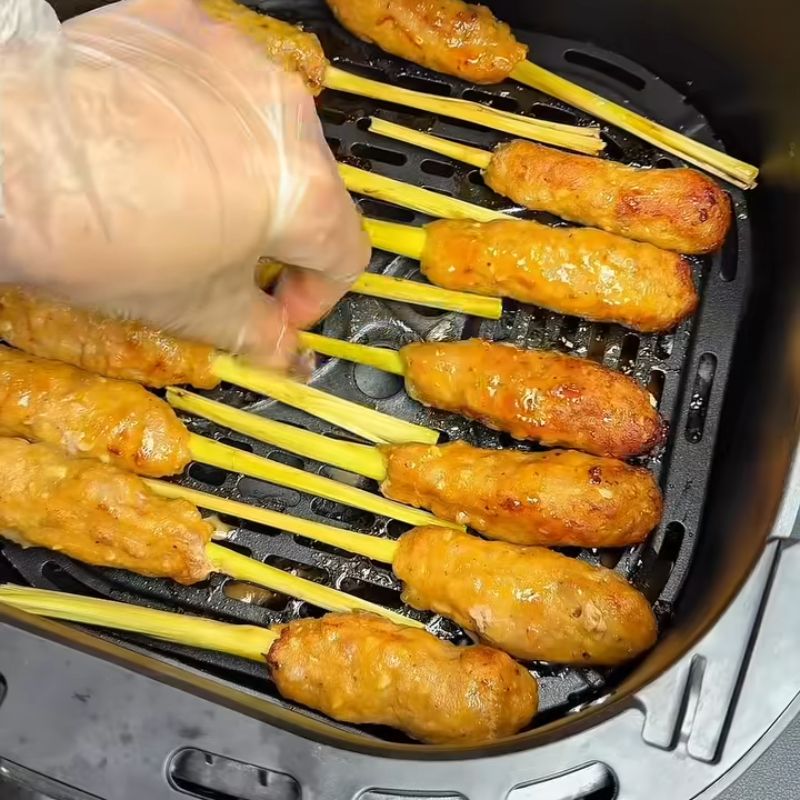 Xếp vào nồi chiên