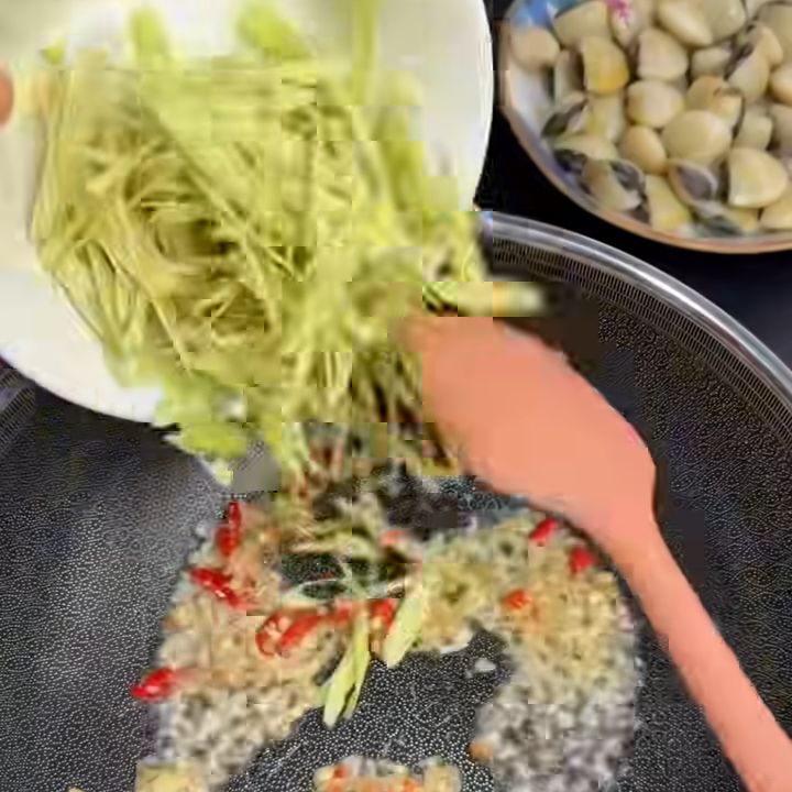 Xào xoài xanh
