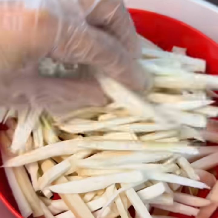 Hấp và vắt ráo