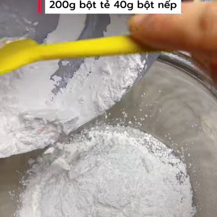 Chuẩn bị bột