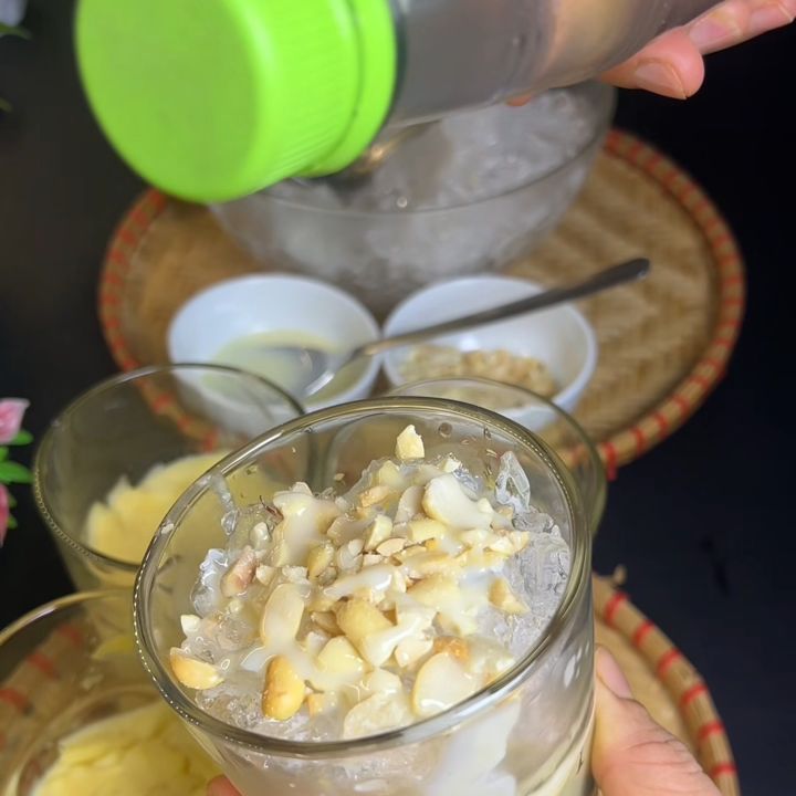 Rắc dừa rang