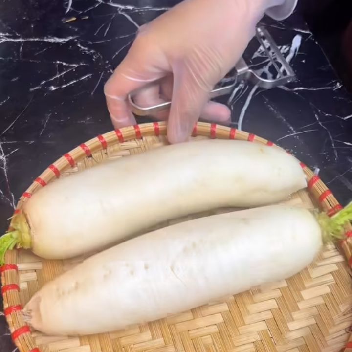 Chuẩn bị củ cải
