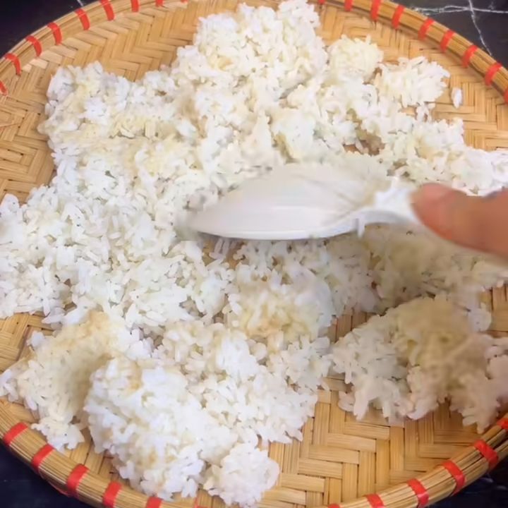 Phơi khô cơm