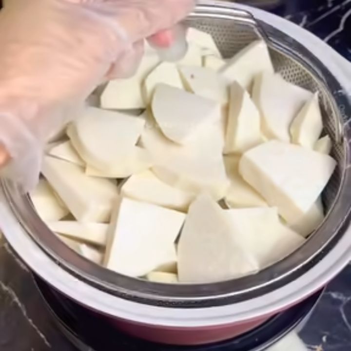 Hấp khoai