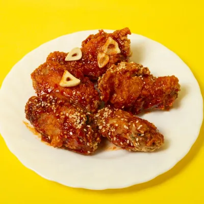 Gà sốt mắm tỏi
