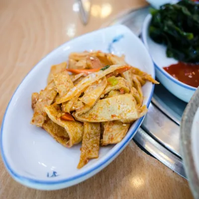 Bao tử cá basa xào bạc hà