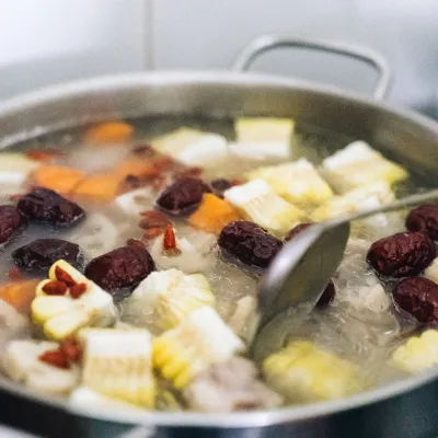 Công thức và cách làm món canh ngũ sắc chay