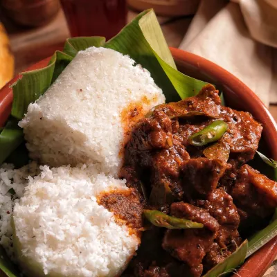 Cà ri bò xoài xanh